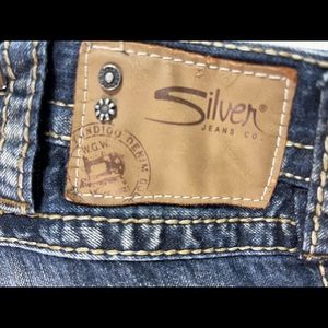 Mens Silver Jeans 34-30